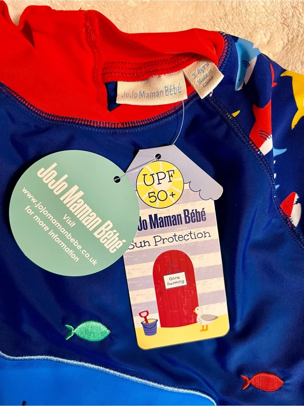 Jojo Maman Bebe Baby Boys' 2 Piece Sun Protection Suit